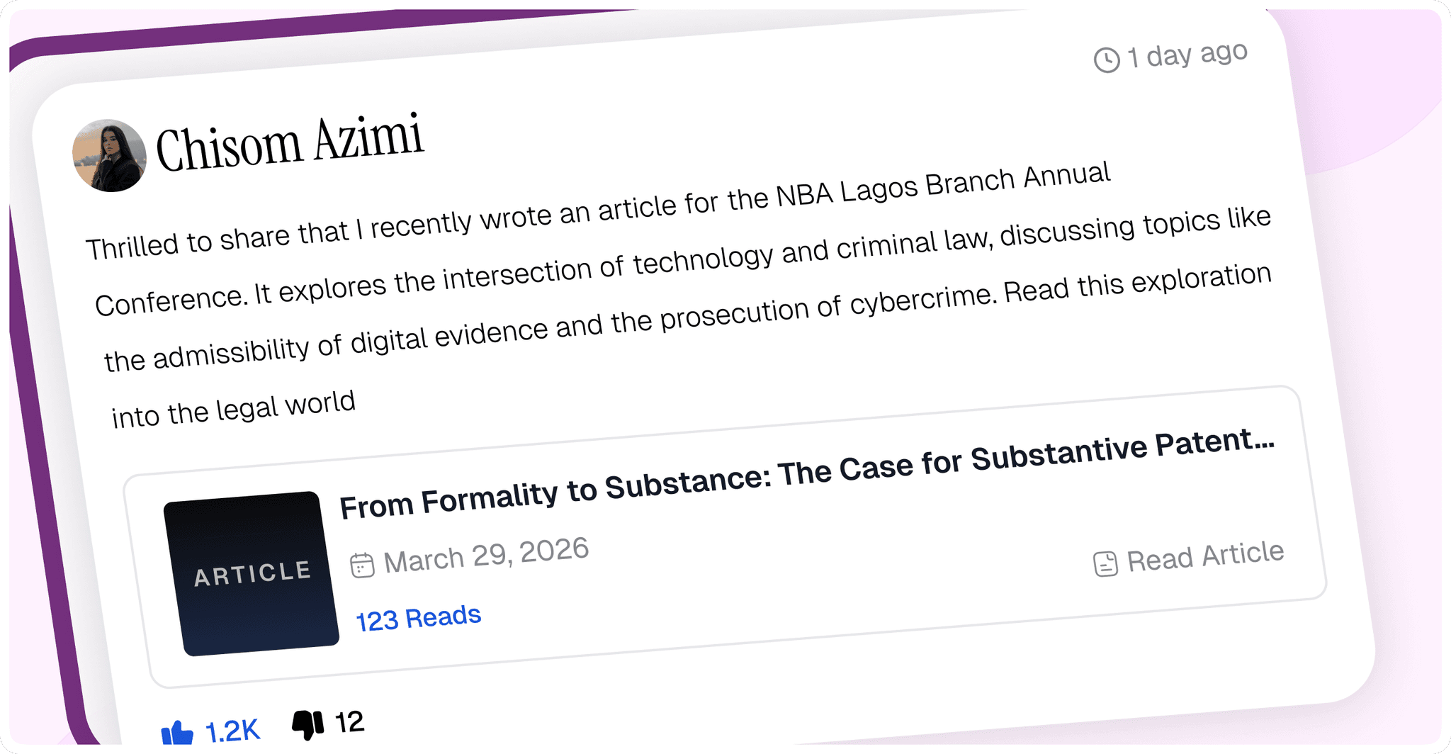 Articles