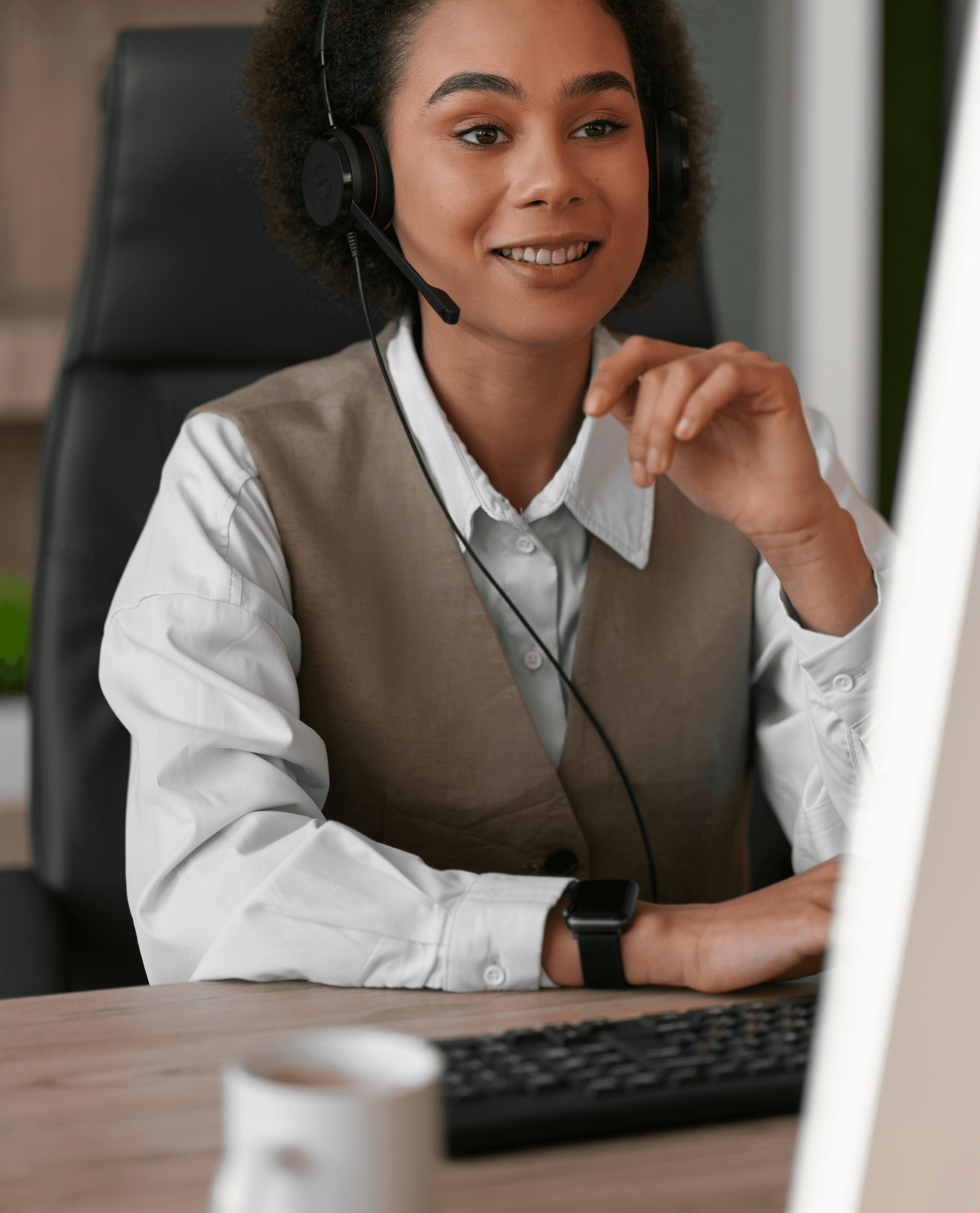 A Legal Space support specialist ready to help